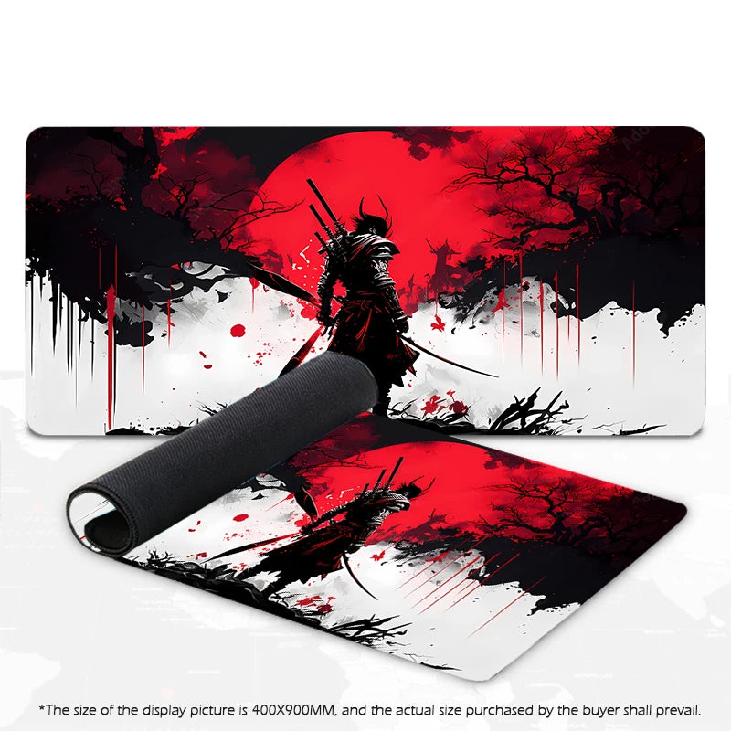 desk mat-2 Color Samurai Gaming Mouse Pad Desk Mat – Large Non-Slip