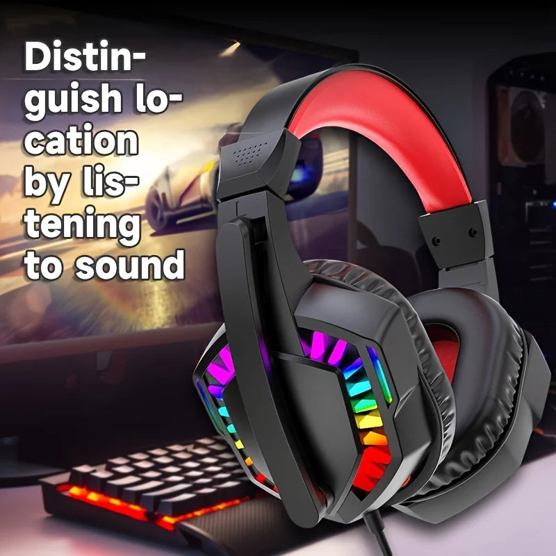 Wired Over-Ear Gaming Headset With Microphone