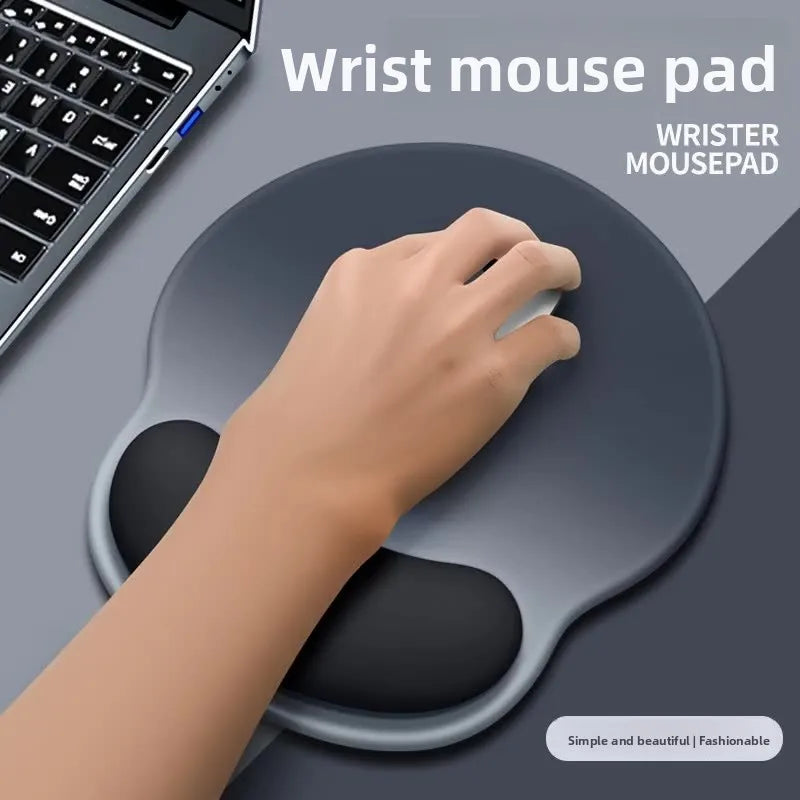 Ergonomic Mouse Pad With Wrist Rest – Non-Slip Rubber