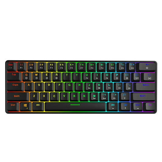 60% Mechanical Gaming Keyboard RGB Backlit IP68 Waterproof