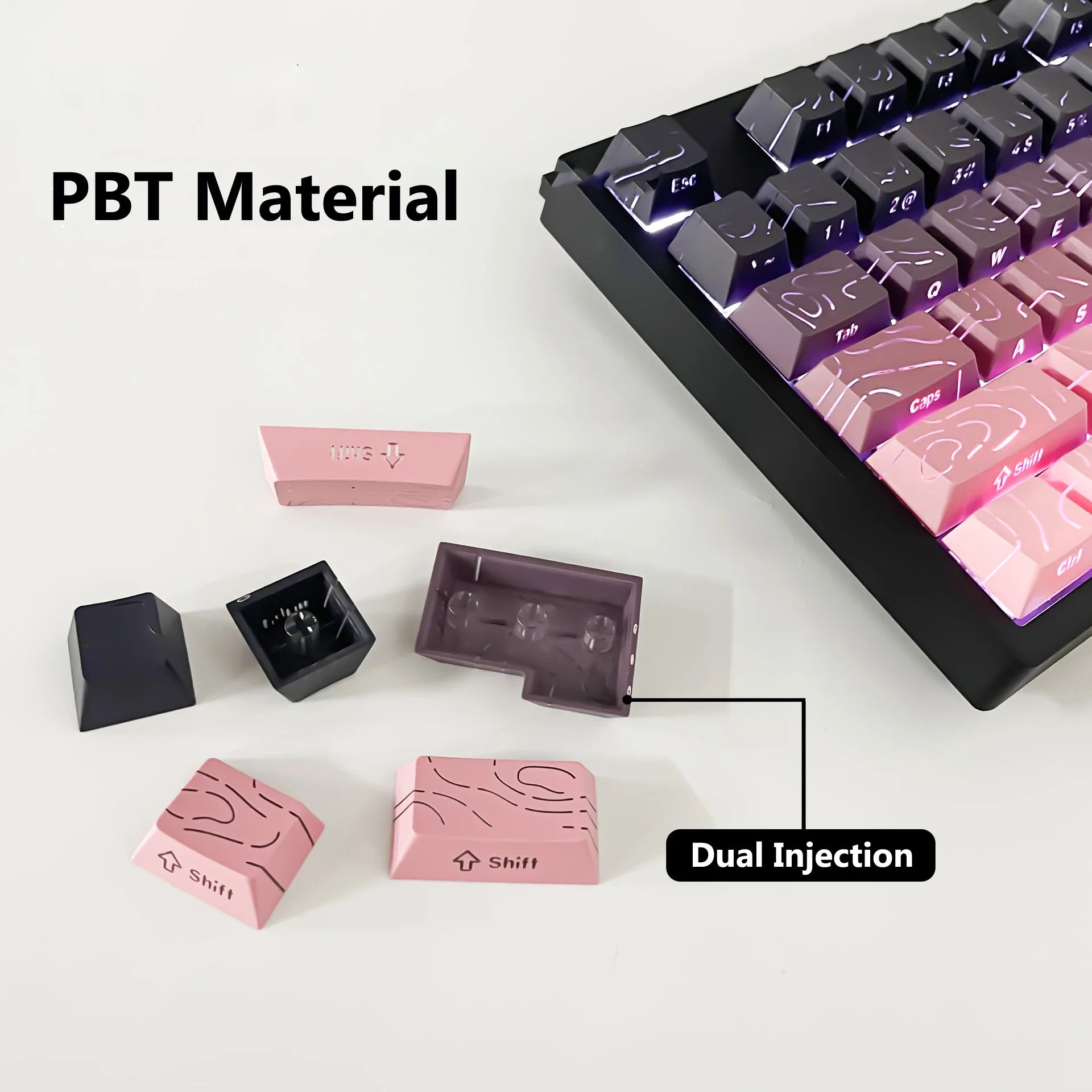 Cherry Profile Side-Print Dual-Shot Keycap Set