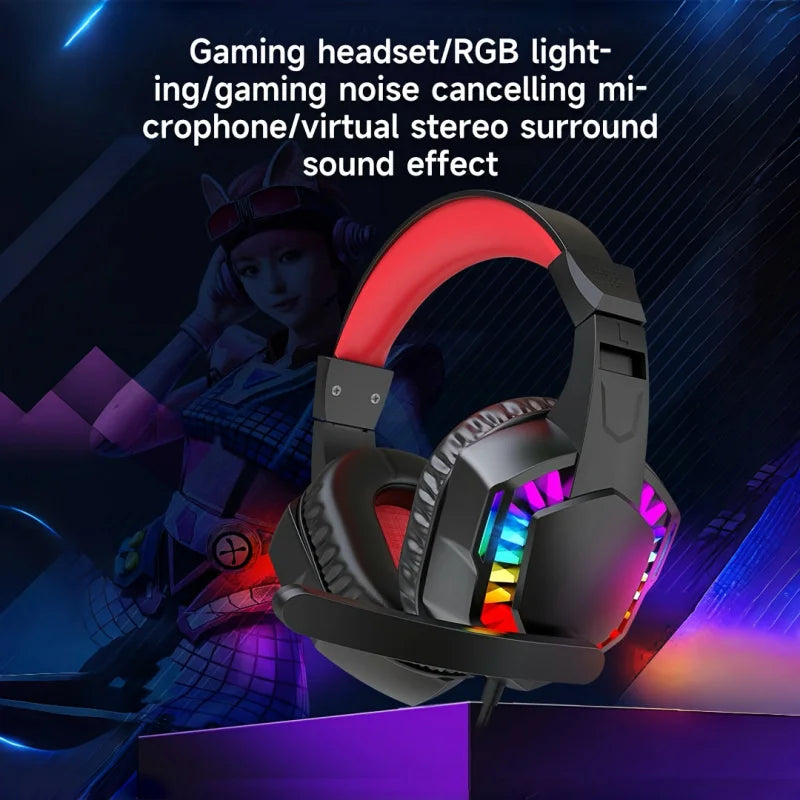 Wired Over-Ear Gaming Headset With Microphone