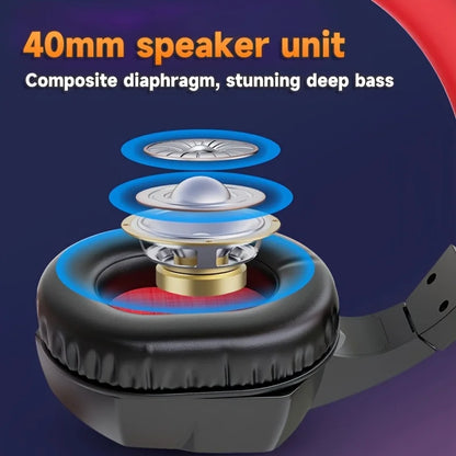 Wired Over-Ear Gaming Headset With Microphone