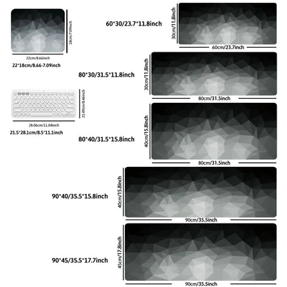 Extended Large Gaming Mouse Pad with Non-Slip Rubber Base