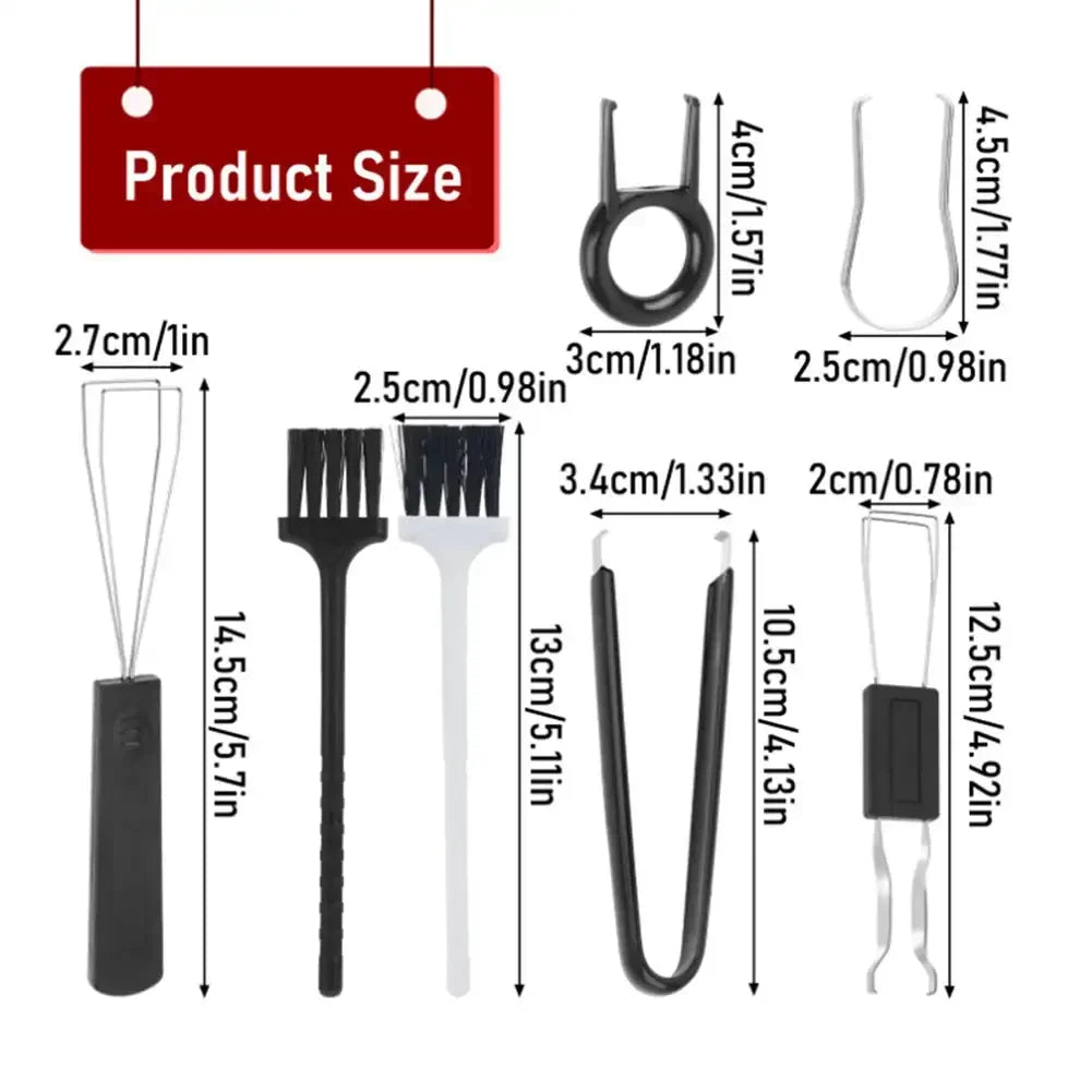 7Pcs Set Color Mechanical Keyboard Cleaning & Switch Puller Kit