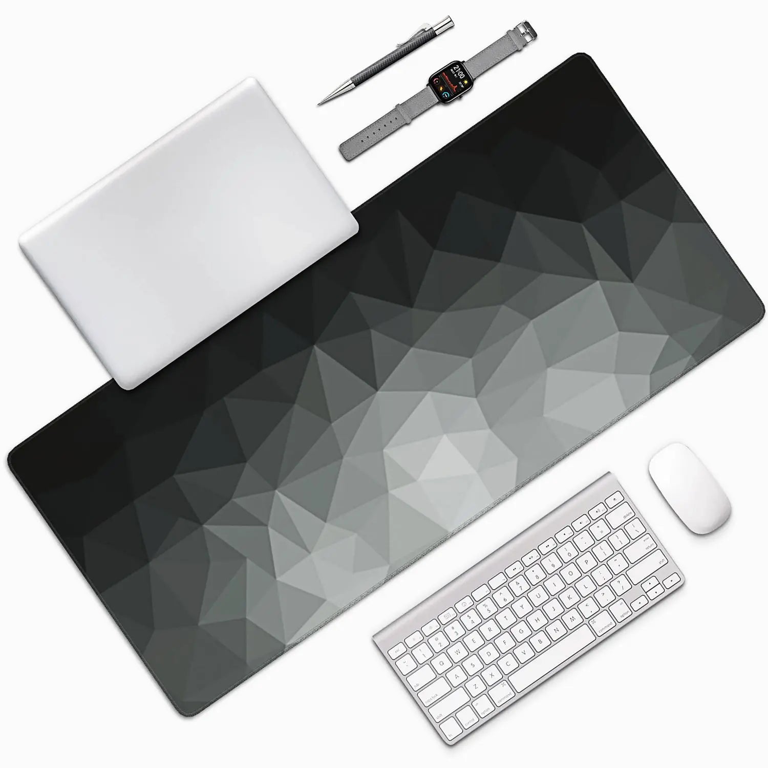 Extended Large Gaming Mouse Pad with Non-Slip Rubber Base