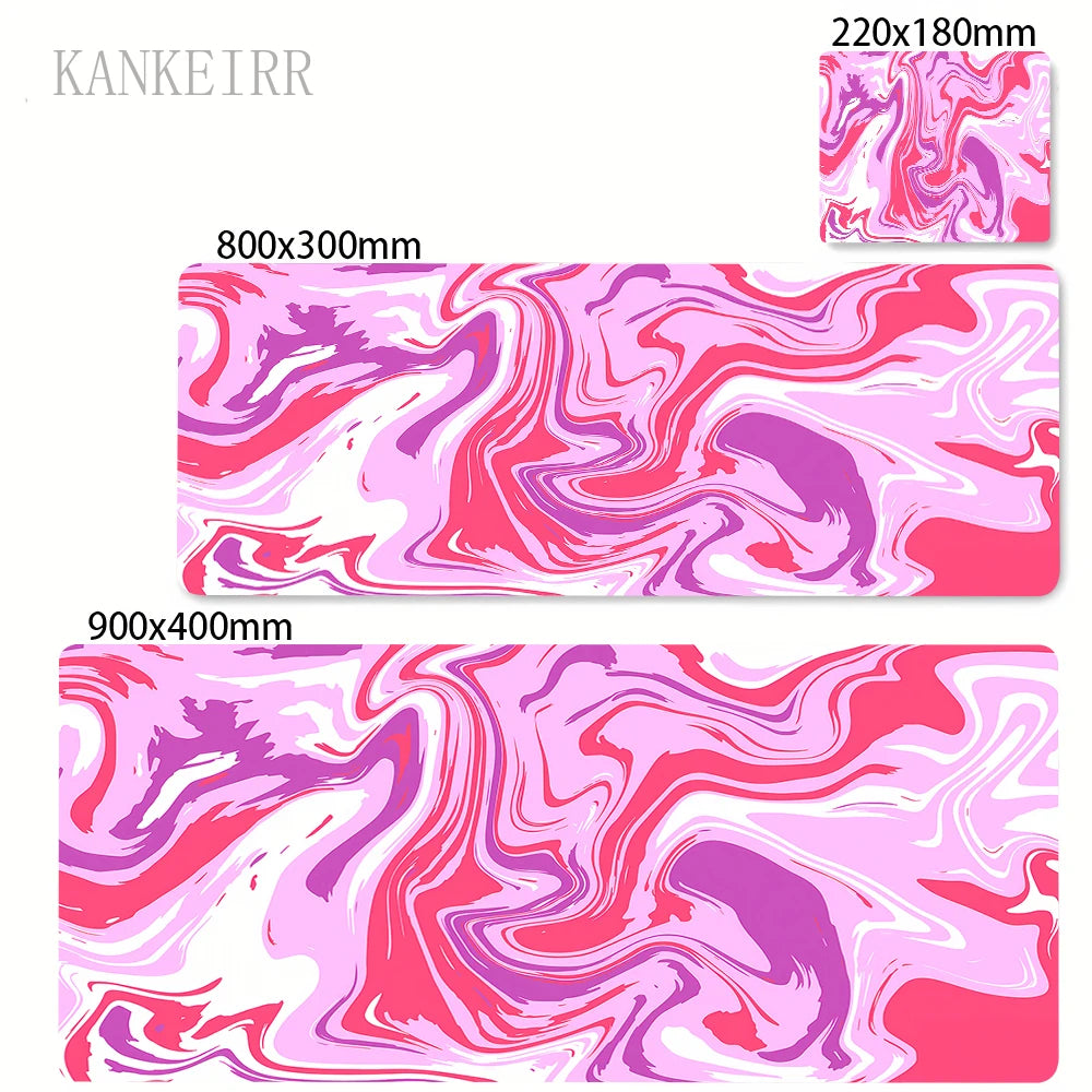 A5227 Color Extended Gaming Mouse Pad Strata Liquid Design Non-Slip