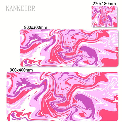 A5227 Color Extended Gaming Mouse Pad Strata Liquid Design Non-Slip