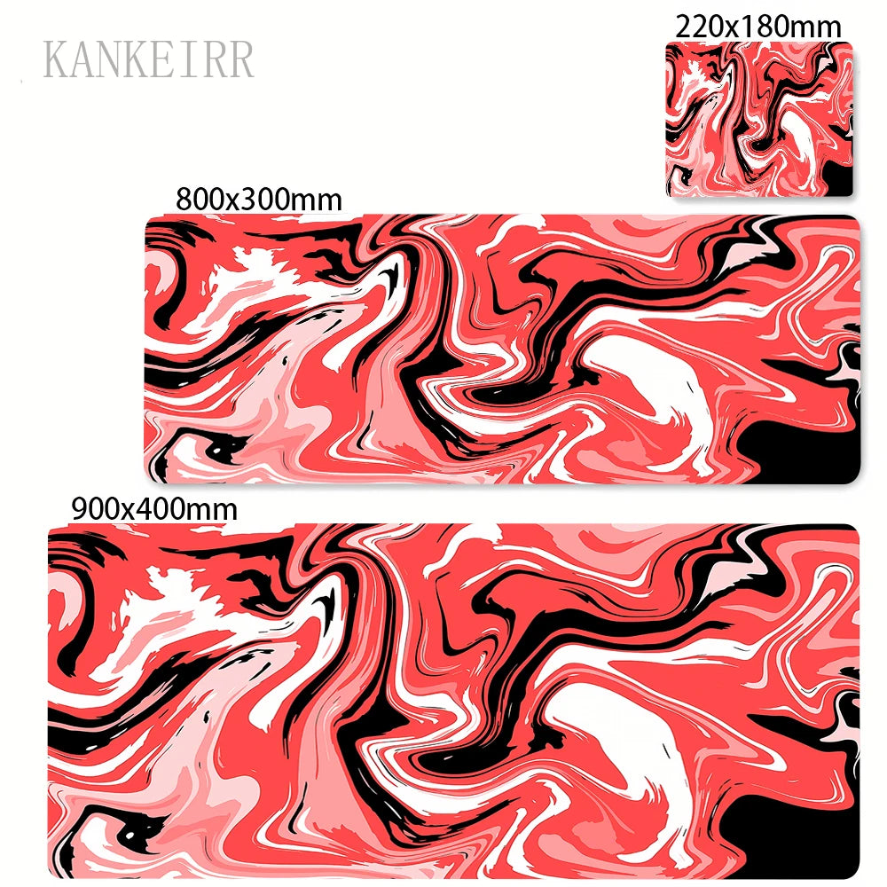 A5221 Color Extended Gaming Mouse Pad Strata Liquid Design Non-Slip