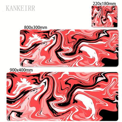 A5221 Color Extended Gaming Mouse Pad Strata Liquid Design Non-Slip