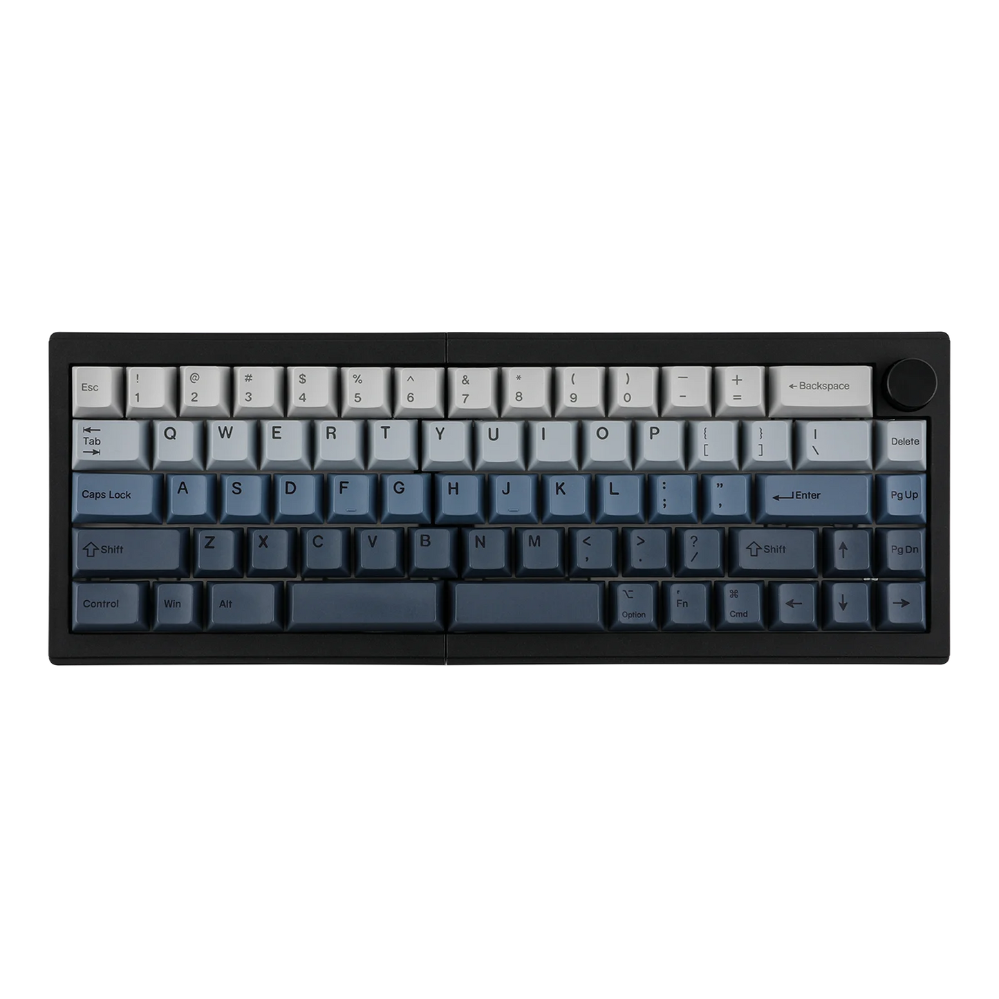 Black Color Split Mechanical Keyboard 60% – Wireless Triple-Mode RGB