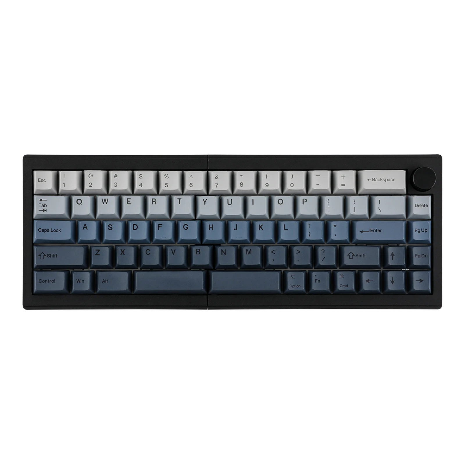 Black Color Split Mechanical Keyboard 60% – Wireless Triple-Mode RGB