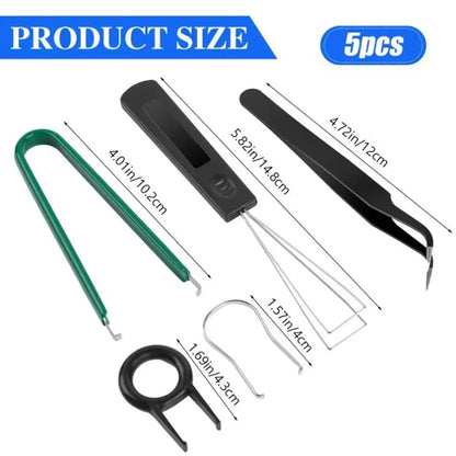 5Pcs Green Color Mechanical Keyboard Cleaning & Switch Puller Kit