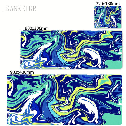 A5231 Color Extended Gaming Mouse Pad Strata Liquid Design Non-Slip