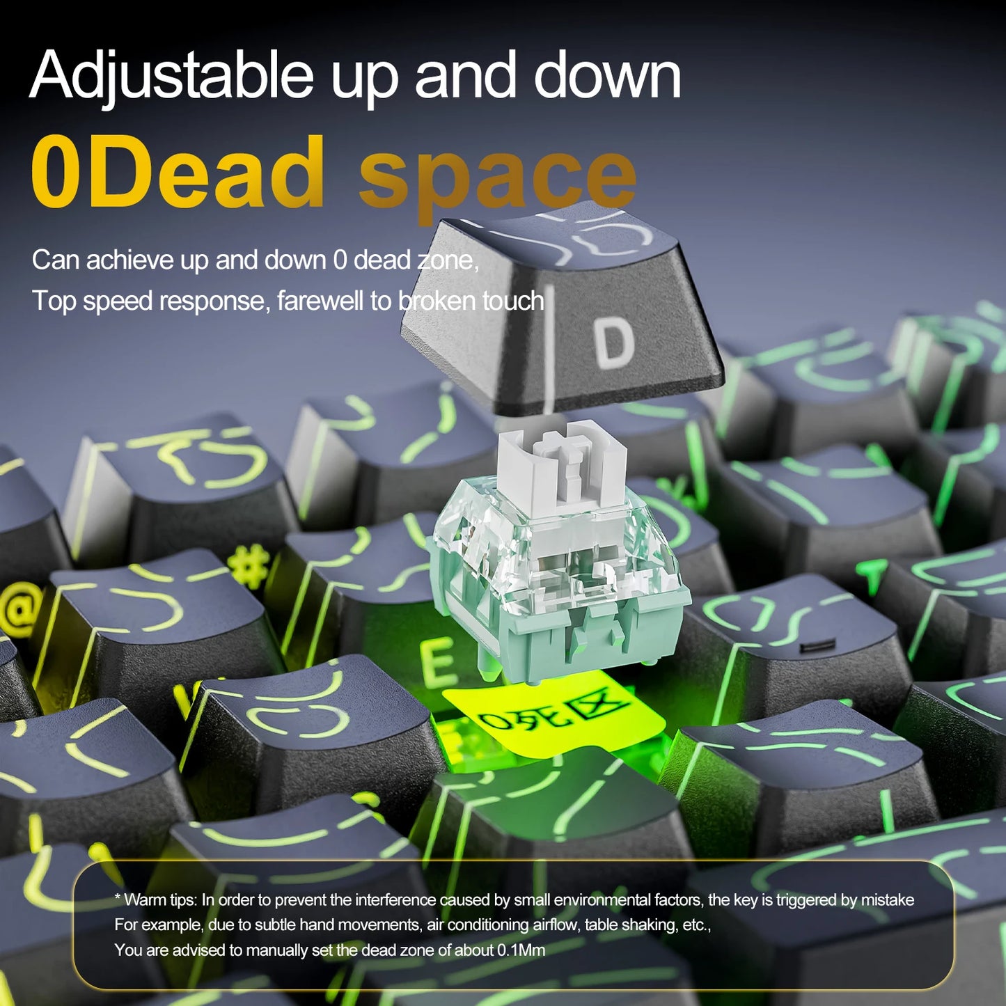 68-Key Magnetic Switch Gaming Keyboard – 8000Hz Wired