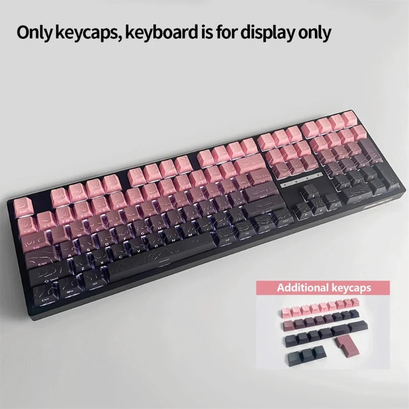 Liner-Red Bean 134 Color Cherry Profile Side-Print Dual-Shot Keycap Set