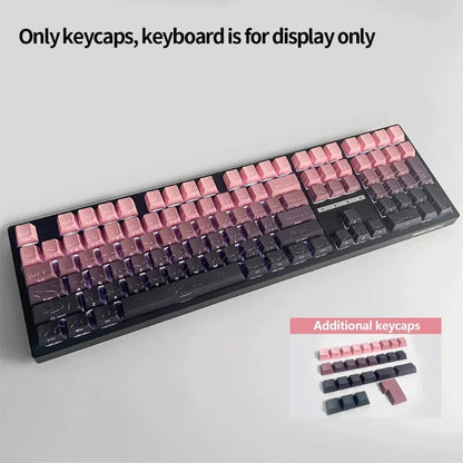 Liner-Red Bean 134 Color Cherry Profile Side-Print Dual-Shot Keycap Set