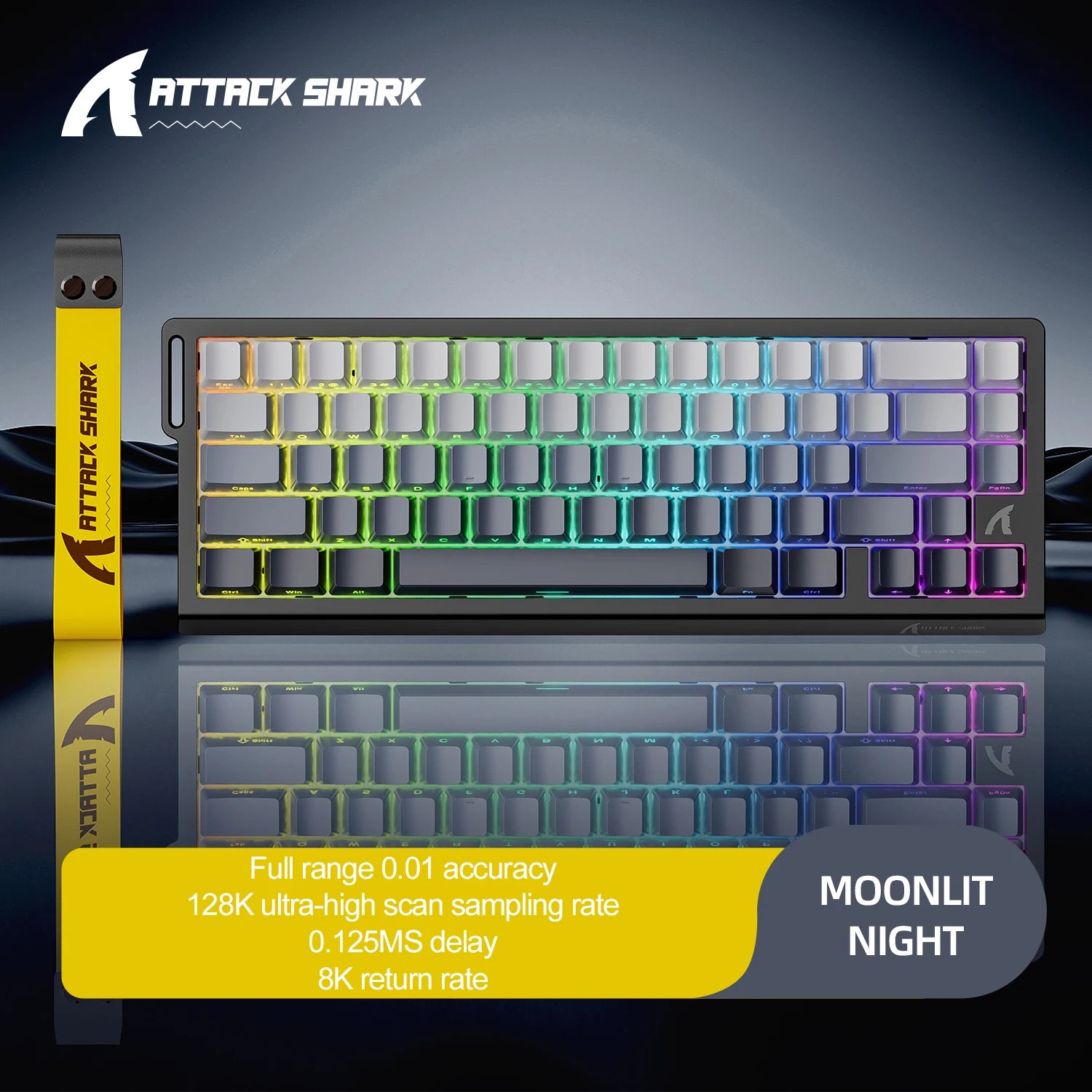 Moonlit Night Color 68-Key Magnetic Switch Gaming Keyboard – 8000Hz Wired