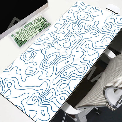 3 Color Extended Gaming Mouse Pad Desk Mat With Abstract Design