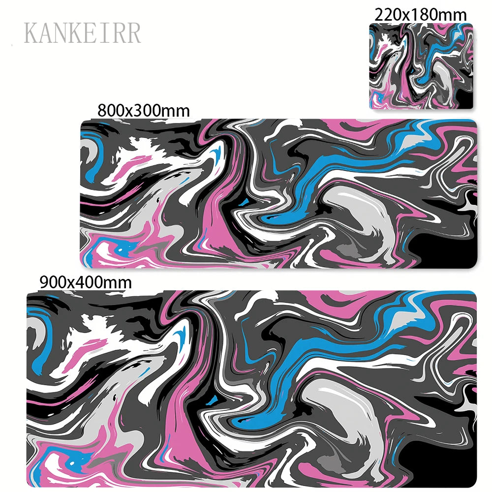 A5220 Color Extended Gaming Mouse Pad Strata Liquid Design Non-Slip