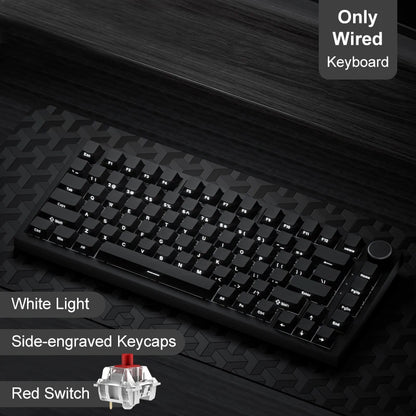 AK820-Black1 Color 75% Mechanical Gaming Keyboard With RGB And TFT Screen