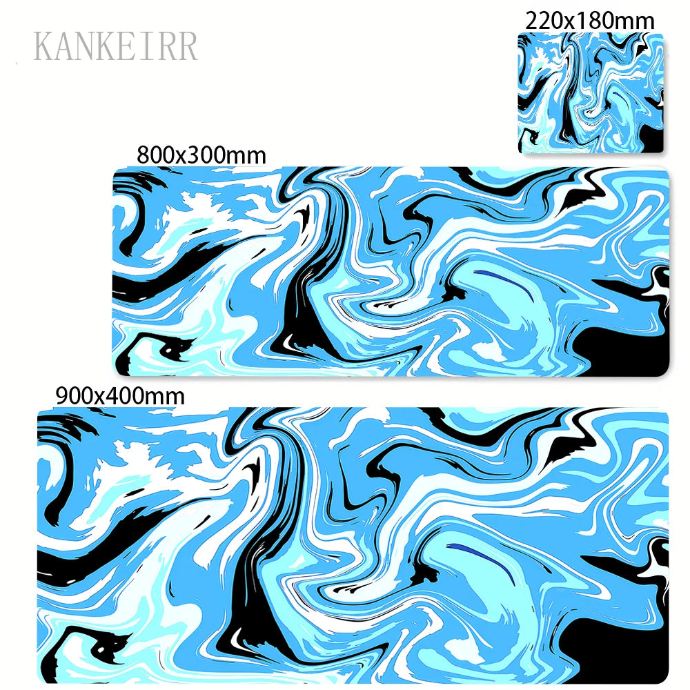 A5233 Color Extended Gaming Mouse Pad Strata Liquid Design Non-Slip