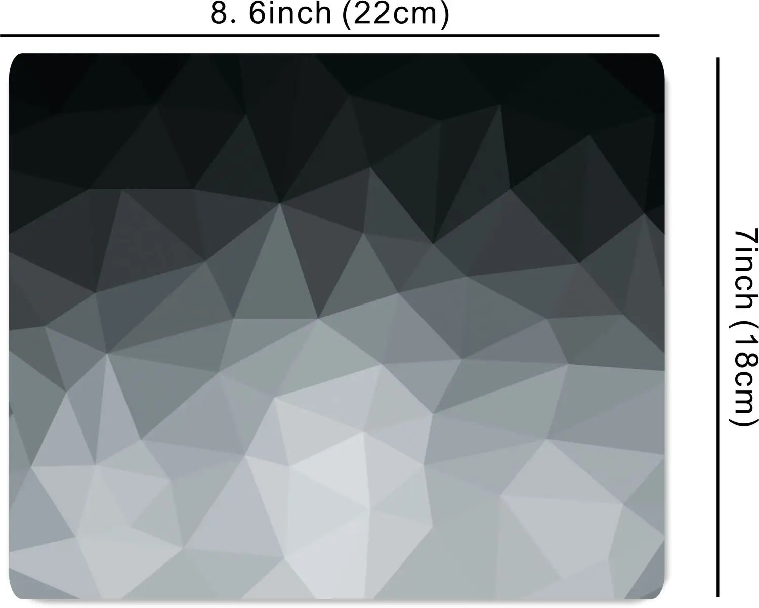 220x180x1mm Color Extended Large Gaming Mouse Pad with Non-Slip Rubber Base