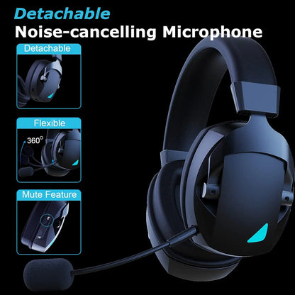 Wireless Gaming Headset for PS5, PC & Switch – 2.4GHz