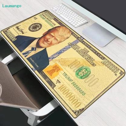 CSF000526 Color Dollar Print Gaming Mouse Pad Desk Mat with Wrist Support