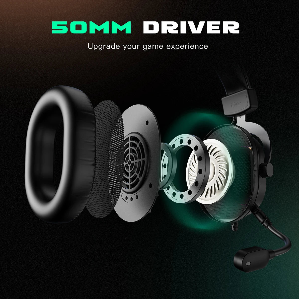 RGB Gaming Headset With Mic 7.1 Surround & 3 EQ Modes