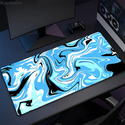 Extended Gaming Mouse Pad Strata Liquid Design Non-Slip