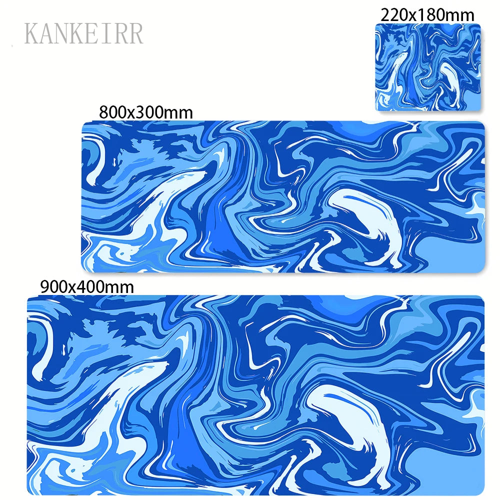 A5243 Color Extended Gaming Mouse Pad Strata Liquid Design Non-Slip