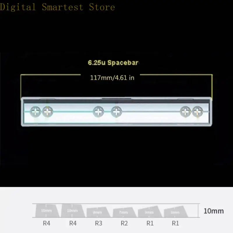 Spider Web PBT Keycap Set Side-Print Backlit for 60%