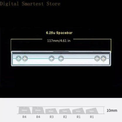 Spider Web PBT Keycap Set Side-Print Backlit for 60%