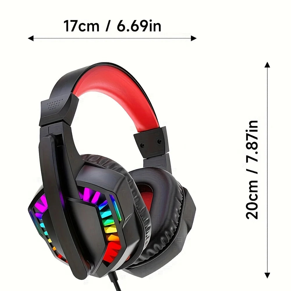 Wired Over-Ear Gaming Headset With Microphone