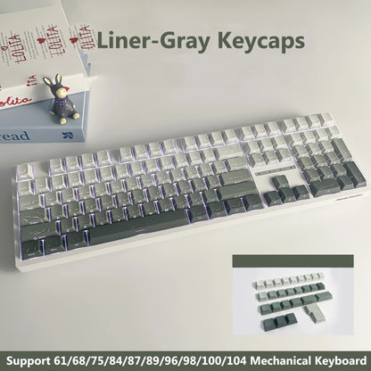 Liner-Green VIne 134 Color Cherry Profile Side-Print Dual-Shot Keycap Set