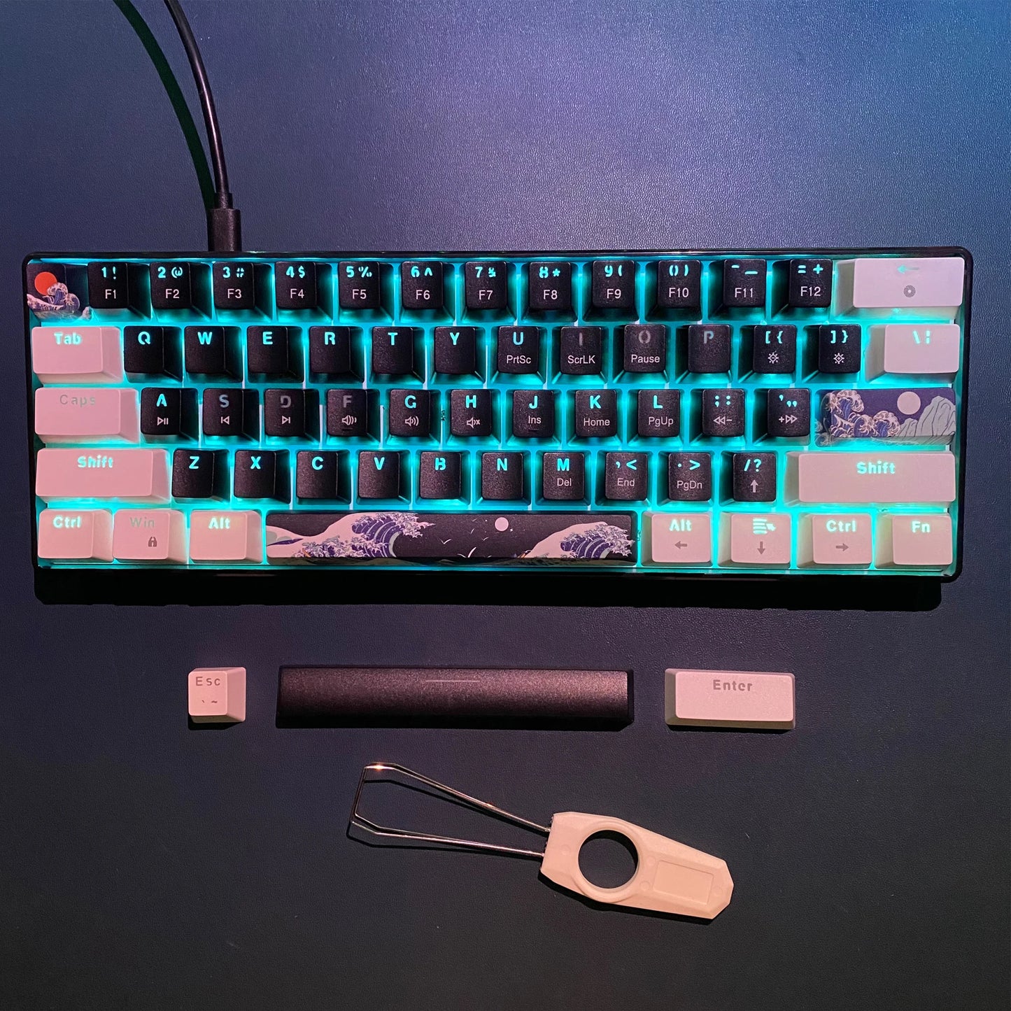 60% Mechanical Gaming Keyboard With Blue Switches
