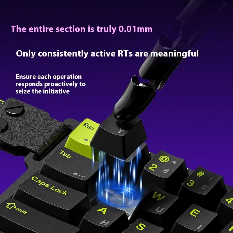 One-Handed Wireless Mechanical Gaming Keyboard RGB