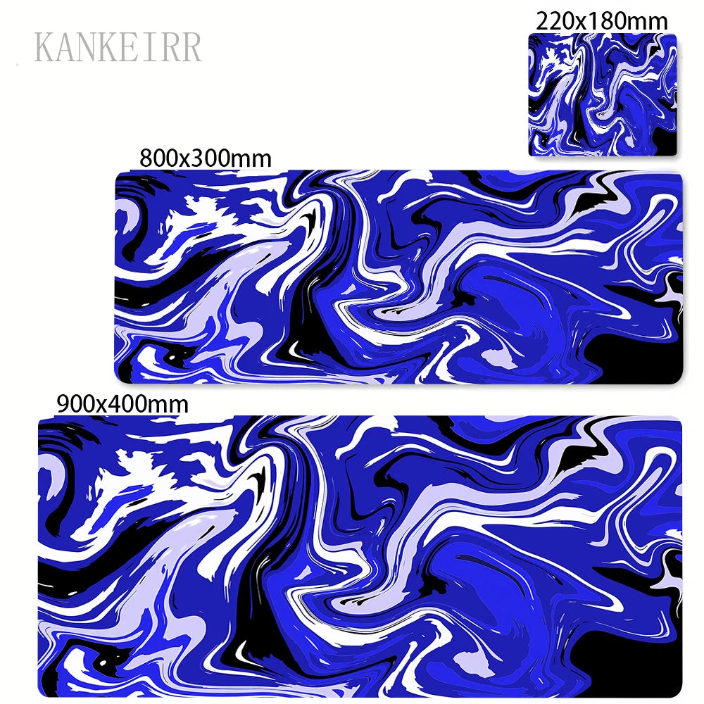 A5235 Color Extended Gaming Mouse Pad Strata Liquid Design Non-Slip