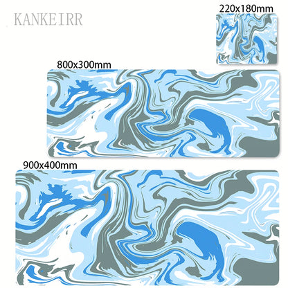 A5229 Color Extended Gaming Mouse Pad Strata Liquid Design Non-Slip