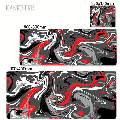 A5237 Color Extended Gaming Mouse Pad Strata Liquid Design Non-Slip