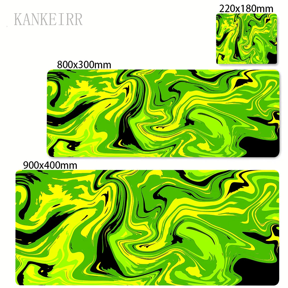 A5236 Color Extended Gaming Mouse Pad Strata Liquid Design Non-Slip