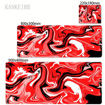 A5222 Color Extended Gaming Mouse Pad Strata Liquid Design Non-Slip