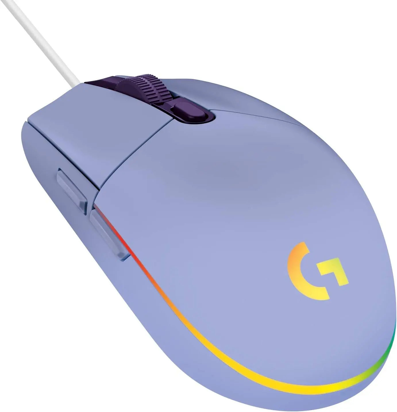 G102 Lilac Color USB Wired Gaming Mouse with 8200 DPI Optical Sensor