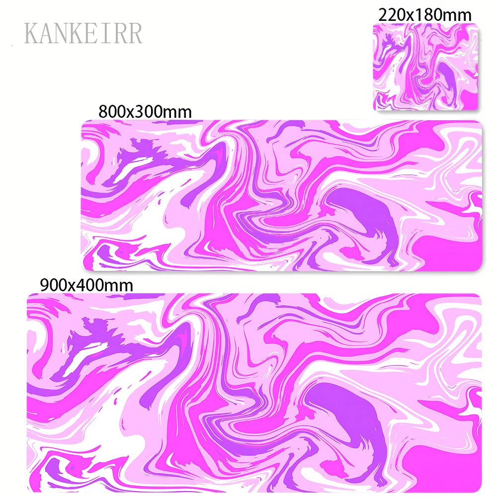 A5226 Color Extended Gaming Mouse Pad Strata Liquid Design Non-Slip