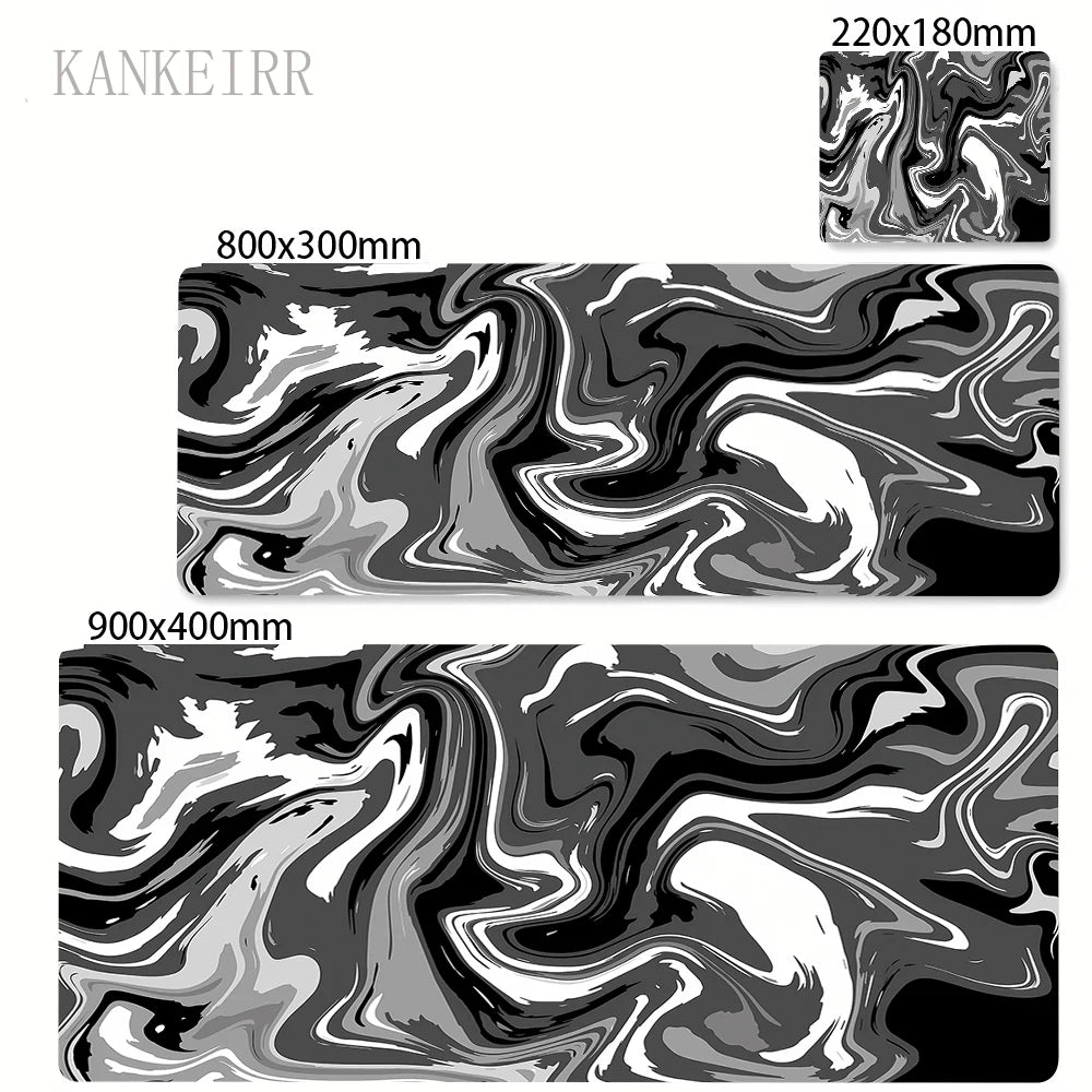 A5223 Color Extended Gaming Mouse Pad Strata Liquid Design Non-Slip